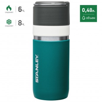Термокружка STANLEY CERAMIVAC 0,48L 10-03107-010 бирюзовый