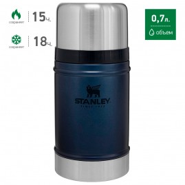 Термос для еды STANLEY CLASSIC 0,7L 10-07936-022 синий Термос для еды STANLEY CLASSIC 0,7L 10-07936-022 синий